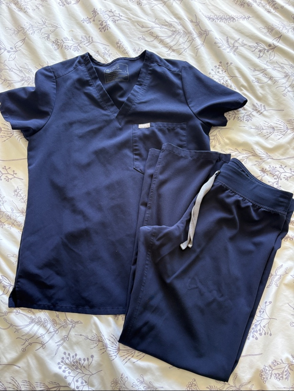 Figs Catarina Scrub Top and Livingston Pants